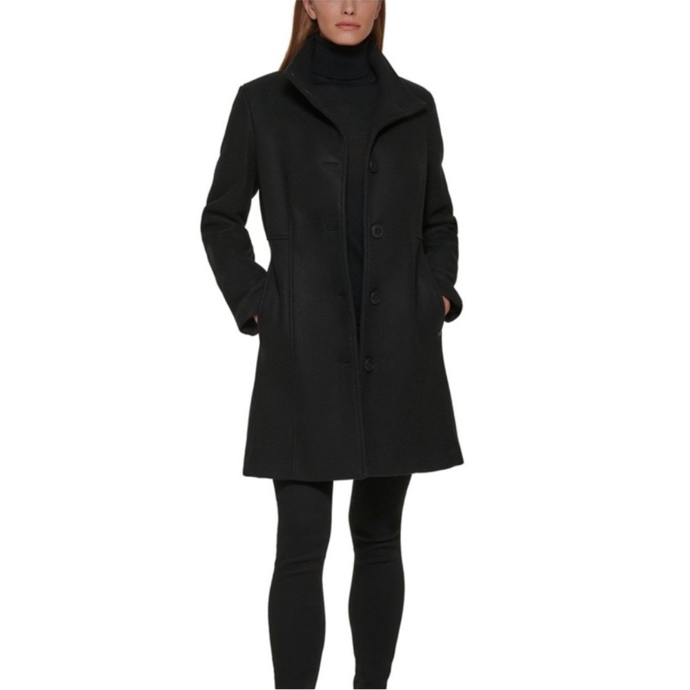 Calvin Klein Black Women's Coat